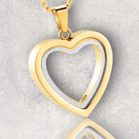 Heart Shape Urn Pendant